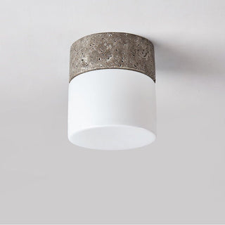 Astrid Travertine Ceiling Lamp-Neutral Decor