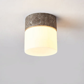 Astrid Travertine Ceiling Lamp-Neutral Decor