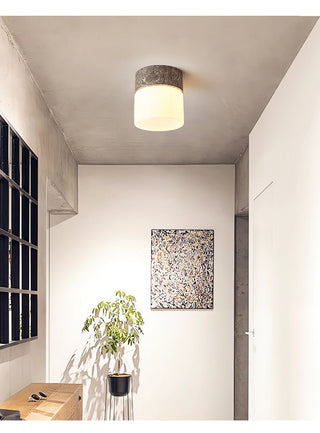 Astrid Travertine Ceiling Lamp-Neutral Decor