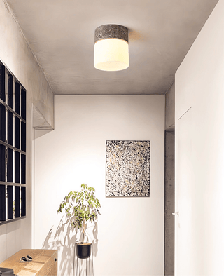 Astrid Travertine Ceiling Lamp-Neutral Decor