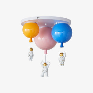 Lustra Plafonnier Astronaute Métal