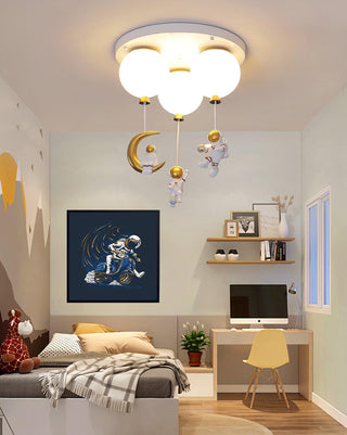 Lustra Plafonnier Astronaute Métal