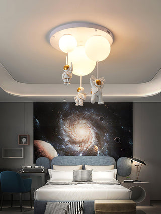 Lustra Plafonnier Astronaute Métal