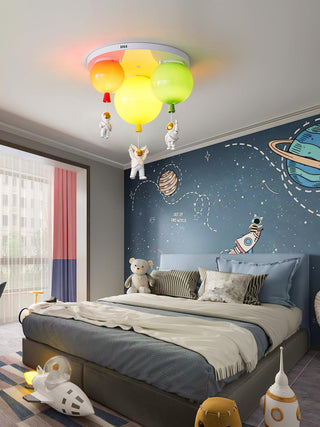 Lustra Plafonnier Astronaute Métal