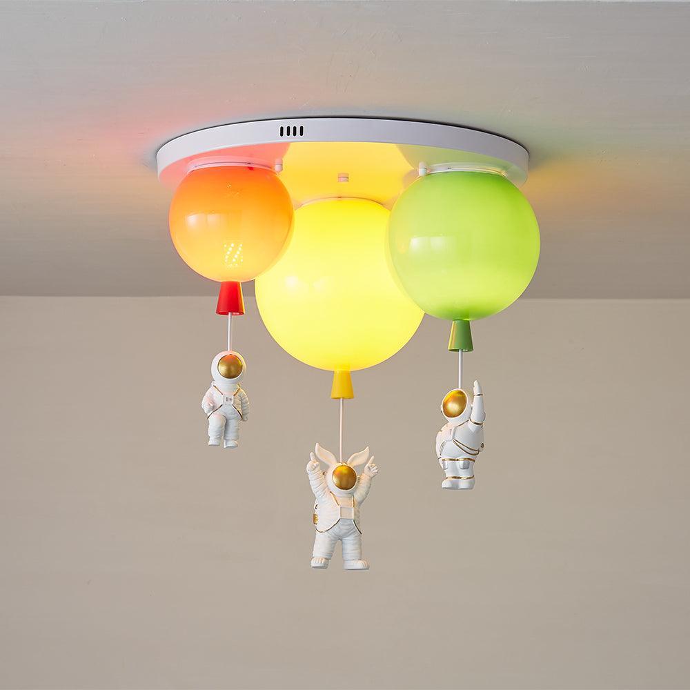 Calana Plafonnier Astronaute Métal