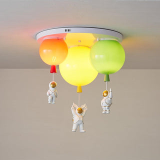 Lustra Plafonnier Astronaute Métal