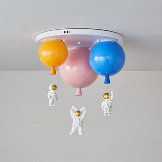 Lustra Plafonnier Astronaute Métal