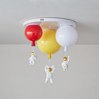 Lustra Plafonnier Astronaute Métal