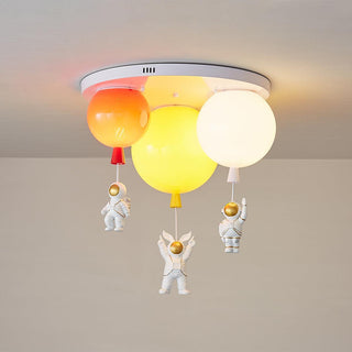 Lustra Plafonnier Astronaute Métal