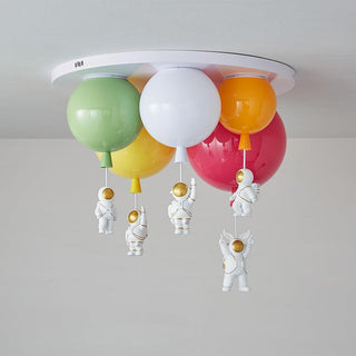 Lustra Plafonnier Astronaute Métal