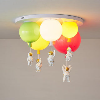 Lustra Plafonnier Astronaute Métal