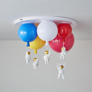 Lustra Plafonnier Astronaute Métal