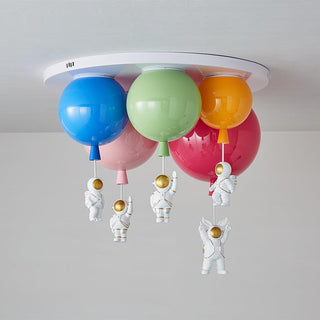 Lustra Plafonnier Astronaute Métal