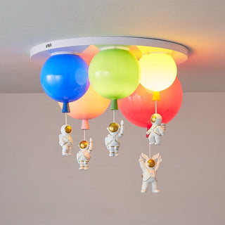 Lustra Plafonnier Astronaute Métal