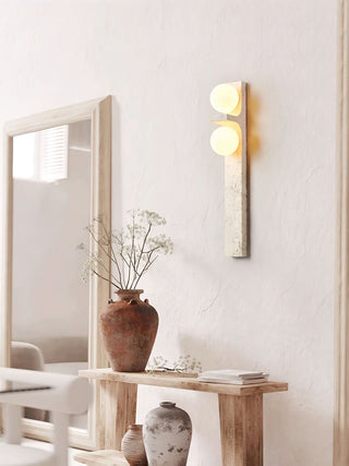 Cassiopeia Applique Murale Minimaliste en Travertin
