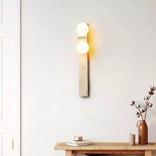 Cassiopeia Applique Murale Minimaliste en Travertin