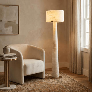 Aterion Alabaster Floor Lamp-Neutral Decor