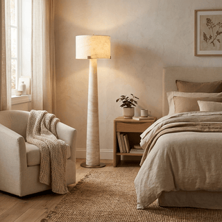 Aterion Alabaster Floor Lamp-Neutral Decor