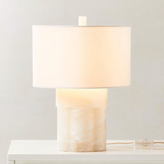 Selene Modern Alabaster Table Lamp-Neutral Decor