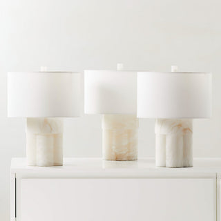 Selene Modern Alabaster Table Lamp-Neutral Decor