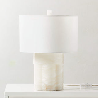 Selene Modern Alabaster Table Lamp-Neutral Decor