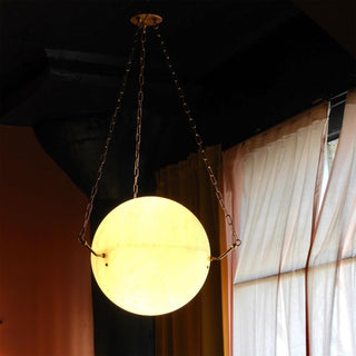 Himinuvys Moderne Minimaliste Albâtre Suspension