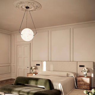 Himinuvys Moderne Minimaliste Albâtre Suspension
