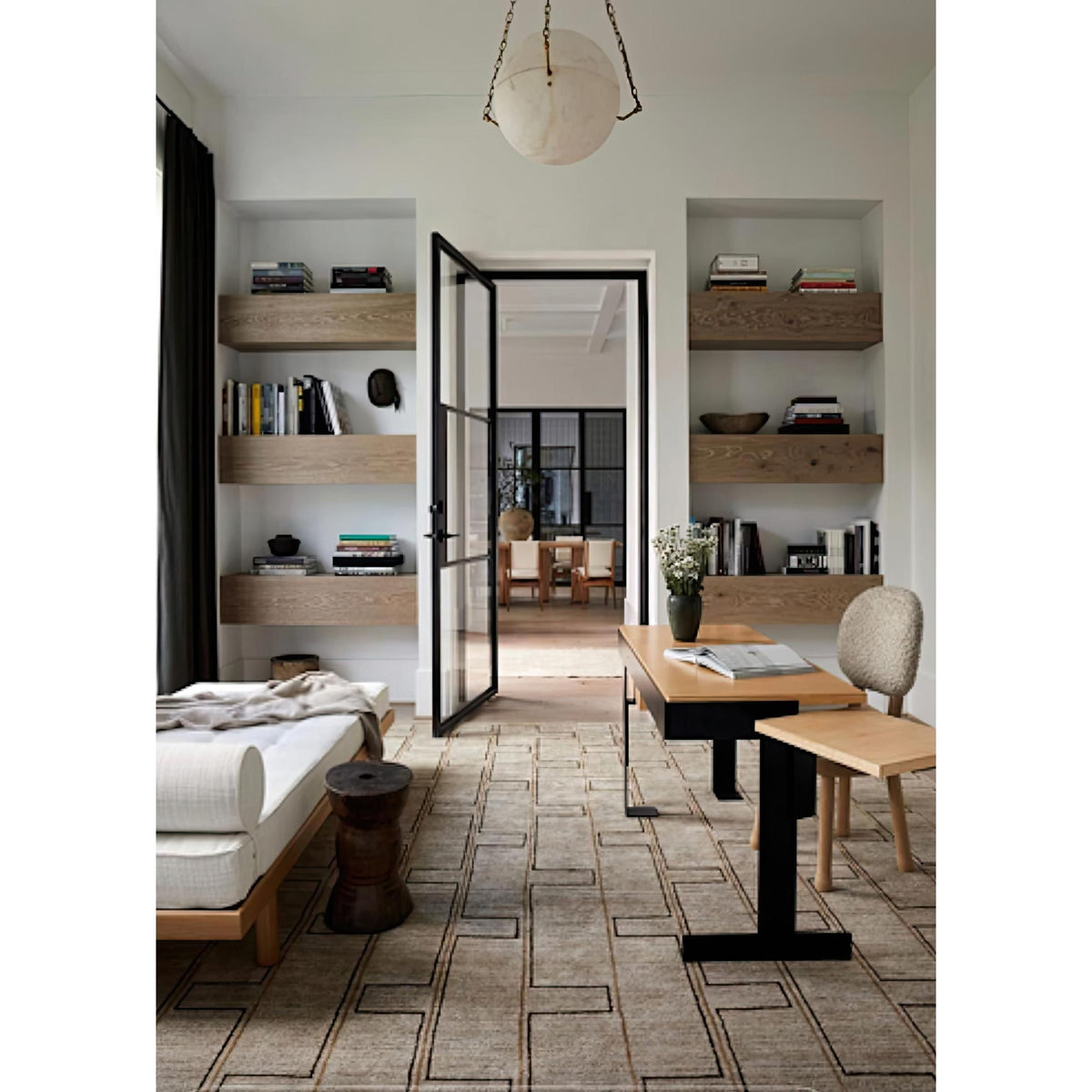 Himinuvys Moderne Minimaliste Albâtre Suspension
