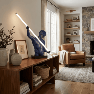 Atlas Beam Sculpture Lamp-Neutral Decor