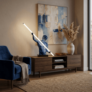 Atlas Beam Sculpture Lamp-Neutral Decor