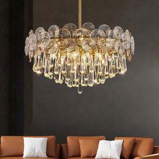 Caeluvyo Postmodern Luxe Élégance Cristal Lustre