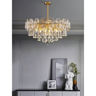 Caeluvyo Postmodern Luxe Élégance Cristal Lustre