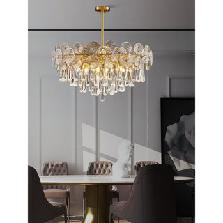 Caeluvyo Postmodern Luxe Élégance Cristal Lustre