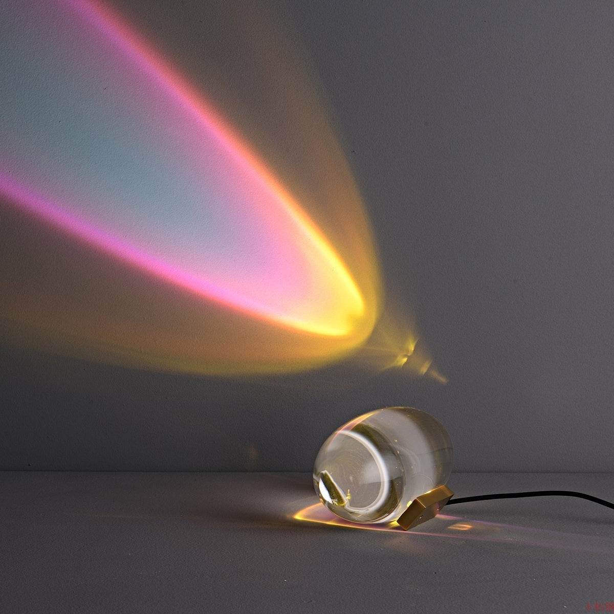 Solarece Lampe de Table en Cristal Minimaliste