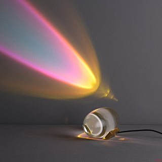 Solarece Lampe de Table en Cristal Minimaliste