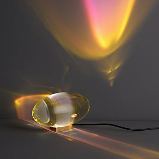 Solarece Lampe de Table en Cristal Minimaliste