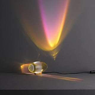Solarece Lampe de Table en Cristal Minimaliste