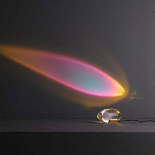 Solarece Lampe de Table en Cristal Minimaliste