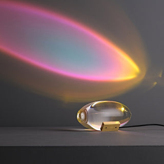 Solarece Lampe de Table en Cristal Minimaliste