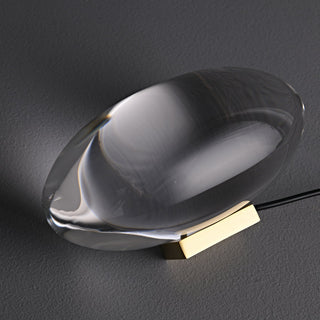 Solarece Lampe de Table en Cristal Minimaliste