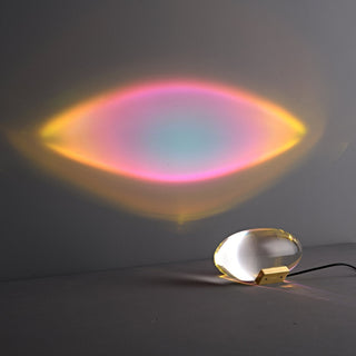 Solarece Lampe de Table en Cristal Minimaliste