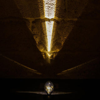 Solarece Lampe de Table en Cristal Minimaliste