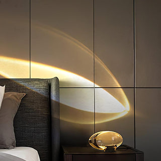 Solarece Lampe de Table en Cristal Minimaliste