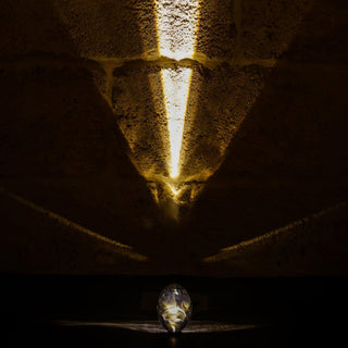 Solarece Lampe de Table en Cristal Minimaliste