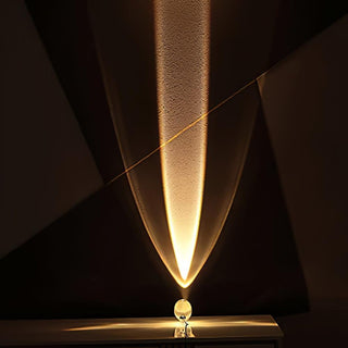 Solarece Lampe de Table en Cristal Minimaliste