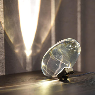 Solarece Lampe de Table en Cristal Minimaliste