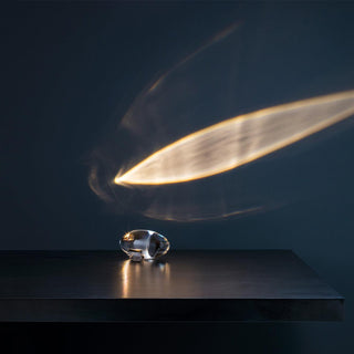 Solarece Lampe de Table en Cristal Minimaliste