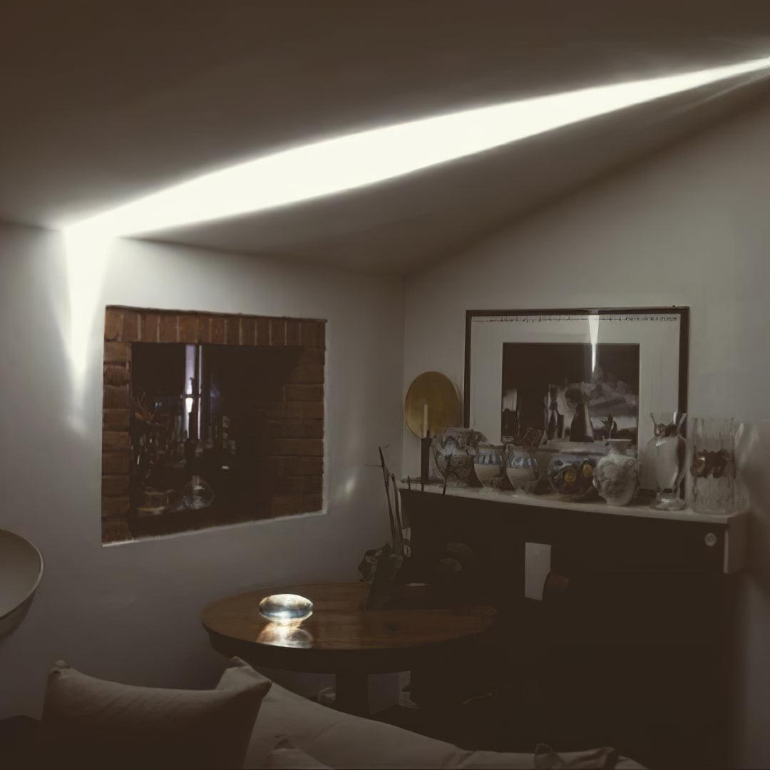 Solarece Lampe de Table en Cristal Minimaliste