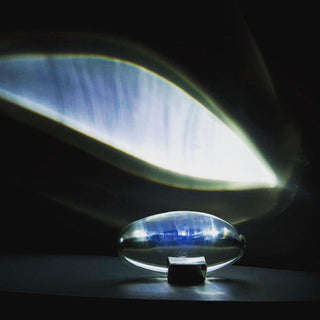 Solarece Lampe de Table en Cristal Minimaliste
