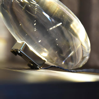 Solarece Lampe de Table en Cristal Minimaliste